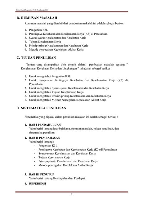 Keselamatan Kesehatan Kerja Dan Lingkungan Pdf