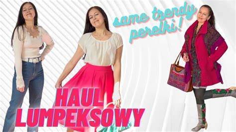 Haul lumpeksowy z super trendy perełkami wiosna 2022 Reeboki dzwony