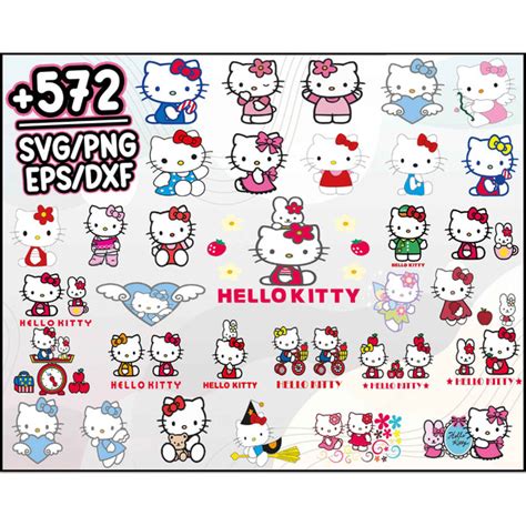 Hello Kitty Svg Files Hello Kitty Svg Bundle Hello Kitty S Inspire Uplift