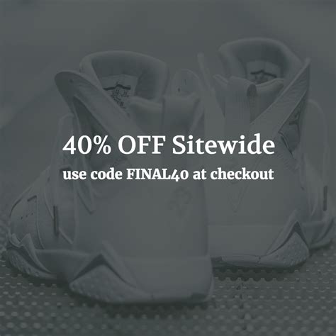 Blowout Sale: 40% OFF Sitewide via Final Score — Sneaker Shouts