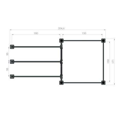 Struttura Calisthenics 150s60M2 Indoor Outdoor Spartaco