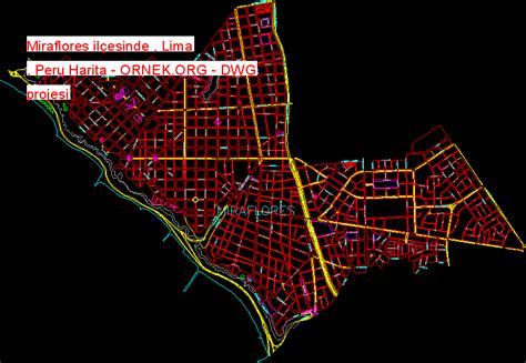 Miraflores Haritas Dwg Projesi Autocad Projeler Hot Sex Picture