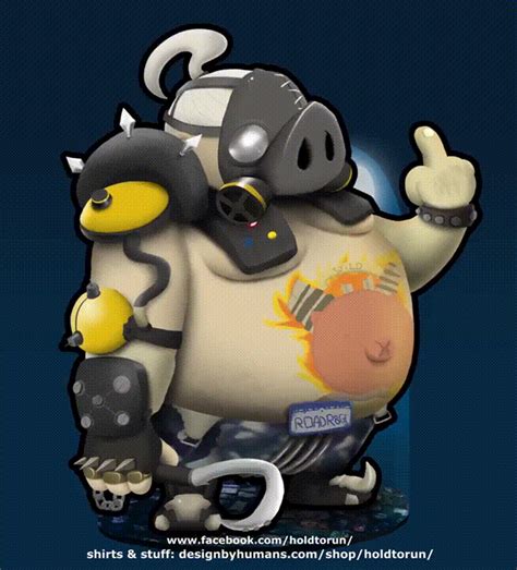 Salty Roadhog Animated By Aniforce On Deviantart