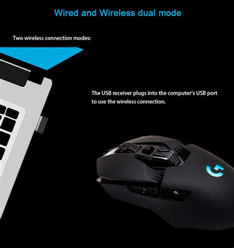 Logitech G903 Wireless Gaming Mouse Black