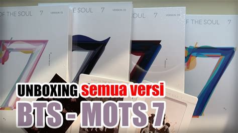 Unboxing Semua Album Bts Terbaru Bts Mots 7 Unboxing Indonesia Youtube