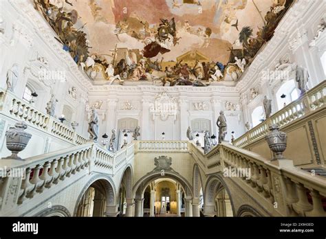 Staircase Fresco Ceiling Painting By Tiepolo Wuerzburg Residence