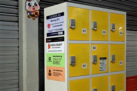 Lockers Sg The Parcel Lockers At Telok Blangah Drive Mark Choo