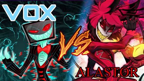 Alastor Vs Vox Quem Vence Batalha Mortal Youtube