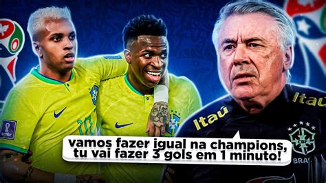 Convoquei A Sele O Do Ancelotti Em O Brasil Virou O Real Madrid