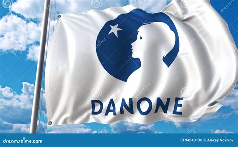 DANONE Logo Editorial Illustrative On White Background | CartoonDealer ...