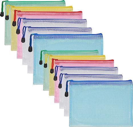 Yizhet Pcs Pochette Document A A Document Dossier Pochette Pvc