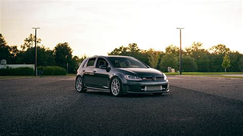 Black Volkswagen Golf GTI on Road · Free Stock Photo