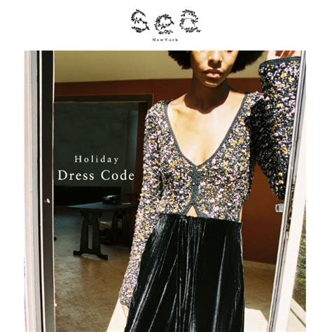 Holiday Dress Code - Sea New York