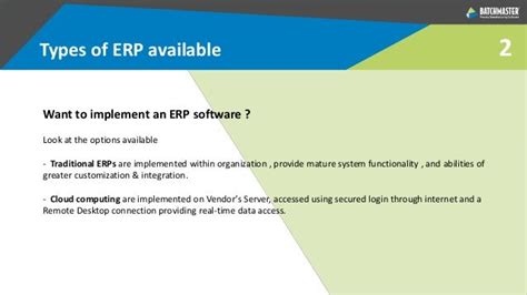 Benefits And Drawbacks Of Cloud Erp Vs Traditional Erp Systems