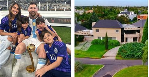 Cómo es la casa de Lionel Messi y Antonela Roccuzzo en Funes donde