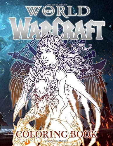 World Of Warcraft Coloring Book Creativity And Relaxation Coloring Books