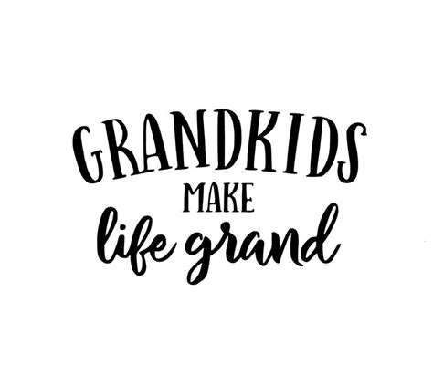 Grandkids Make Life Grand Vinyl Decal Grandkids Decal Etsy