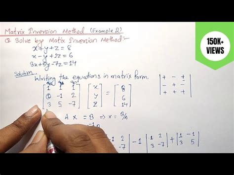 How To Solve Equations Using Matrix Inverse Method - Tessshebaylo