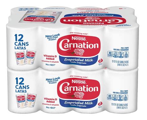 Carnation Brand Count Pack Vitamin D Added Evaporated Milk