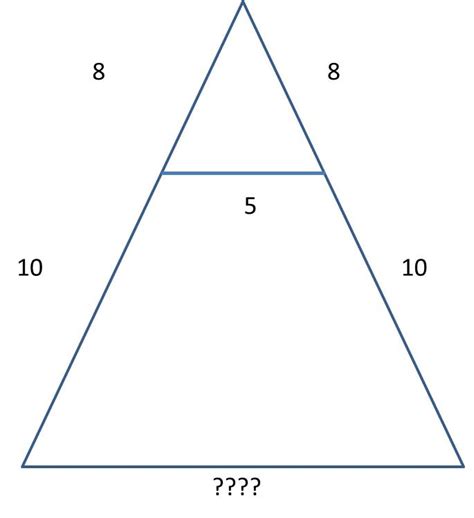 How can I find Triangle base length? - Mathematics Stack Exchange