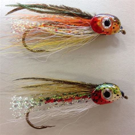 Realistic Fly Tying My Little Rainbow And Brown Trout Streamers