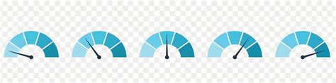 vector blue meter  risk graph odometer level slow vector odometer