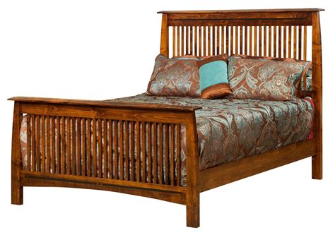 Amish Boulder Creek Mission Bed From DutchCrafters Amish Furniture