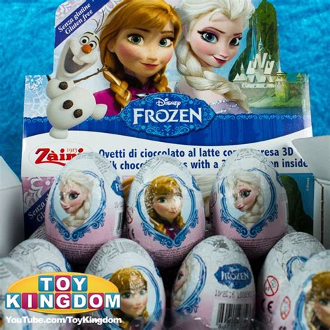 Disney Frozen Surprise Eggs From Zaini Anna Elsa And Olaf Disney