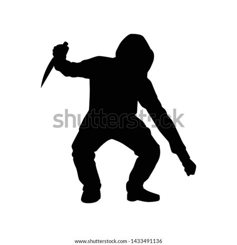 Assassin Knife Silhouette Vector Stock Vector Royalty Free 1433491136