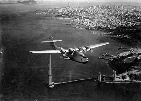 Photos Of The 1935 China Clipper Over SF Worthy Of Hyperbole