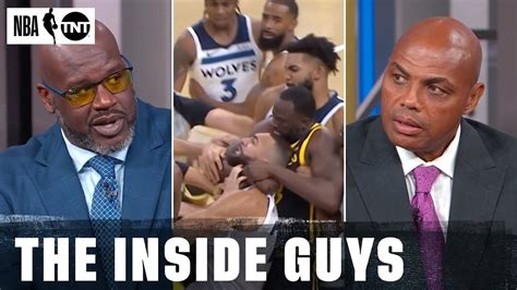 The Inside Guys React To Warriors TWolves Scuffle NBA On TNT YouTube