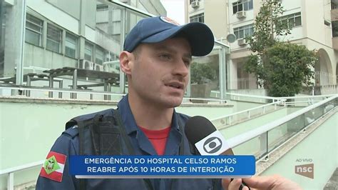 Emerg Ncia Do Hospital Celso Ramos Reaberta Ap S Princ Pio De