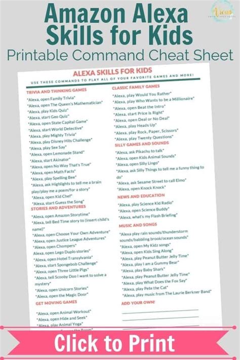 70 Alexa Skills For Kids In 2020 Alexa Skills Amazon Alexa Skills