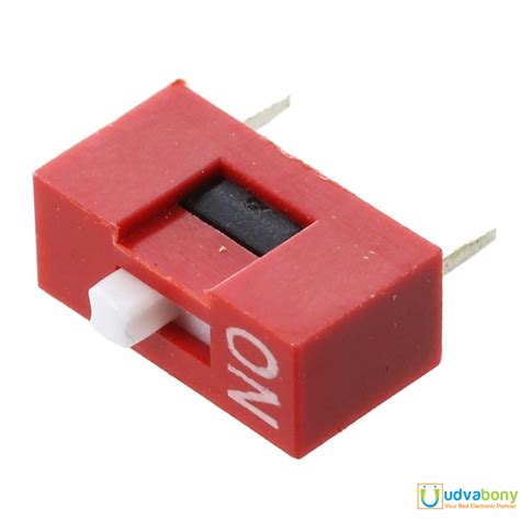 DIP Switch 1 Position Red Color Udvabony Electronics Sensors