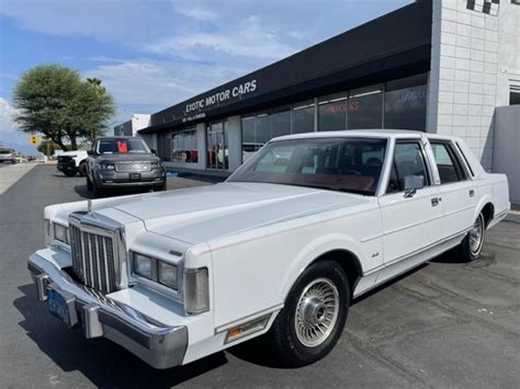 1986 Lincoln Town Car Cartier Stock L203 For Sale Near Palm Springs