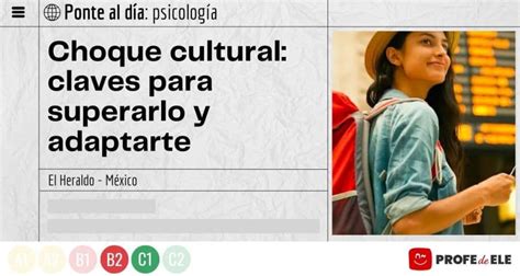 Choque cultural Qué es y cómo superarlo Lectura con ejercicios