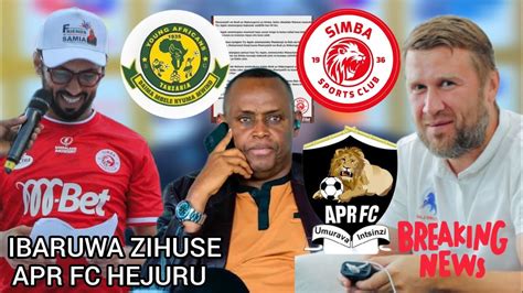 Apr Fc Yanga Na Simba Sc Zisabye Apr Fc Gukina Nazo Umva Ubwino Bwose