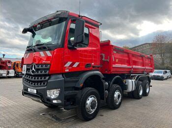 Mercedes Benz AROCS 4142 8x6 Euro 6 Kipper Meiller Bordmatic Kipper