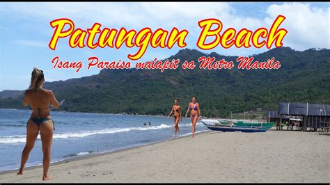 PATUNGAN BEACH Isang Paraiso YouTube