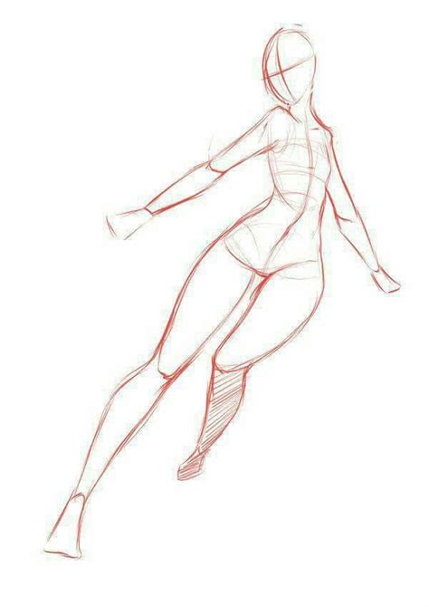 Una Referencia De Pose Femenina Drawing Poses Drawing Reference Poses Body Reference