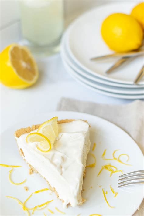 Four Ingredient No Bake Easy Lemon Icebox Pie Recipe Kelley Nan