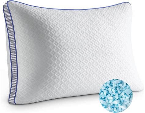 BedStory Memory Foam Pillow Queen Size Cooling Shredded Gel Memory