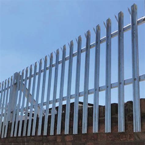 M High Mm W Section Palisade Security Fencing China Palisade