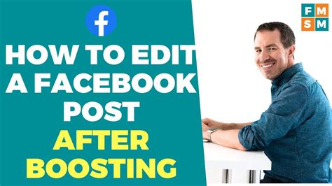 How To Edit A Facebook Post After Boosting Youtube