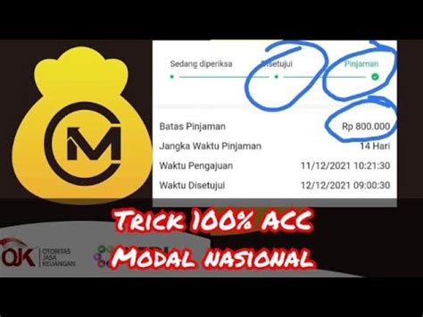 Trick Pinjaman Online Modal Nasional Monas Acc Youtube