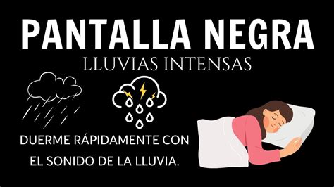 Relajantes Sonidos De Lluvia Y Truenos Lluvias Y Truenos Para Dormir