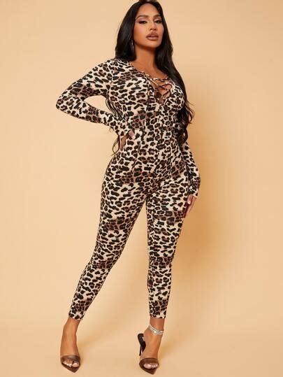 Search Leopard Jumpsuit For Women Shein Usa