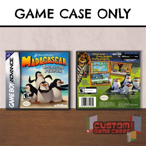 Madagascar Operation Penguin Gba Game Boy Advance Game Case Only