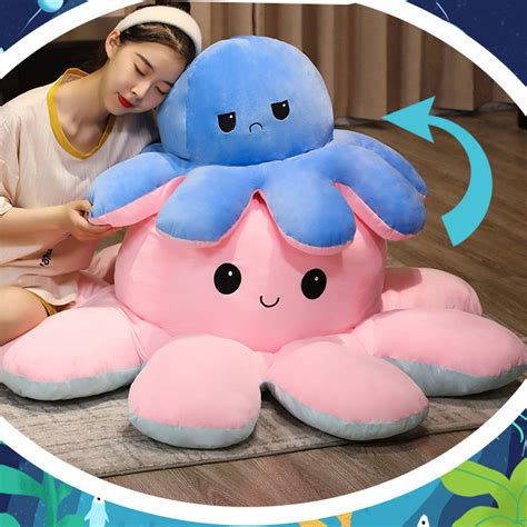 Reversible Octopus Jumbo Plush Plush Toys Singapore Online Shop