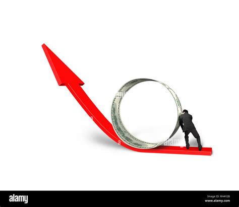 3d Human Red Arrow Growth Cut Out Stock Images And Pictures Alamy